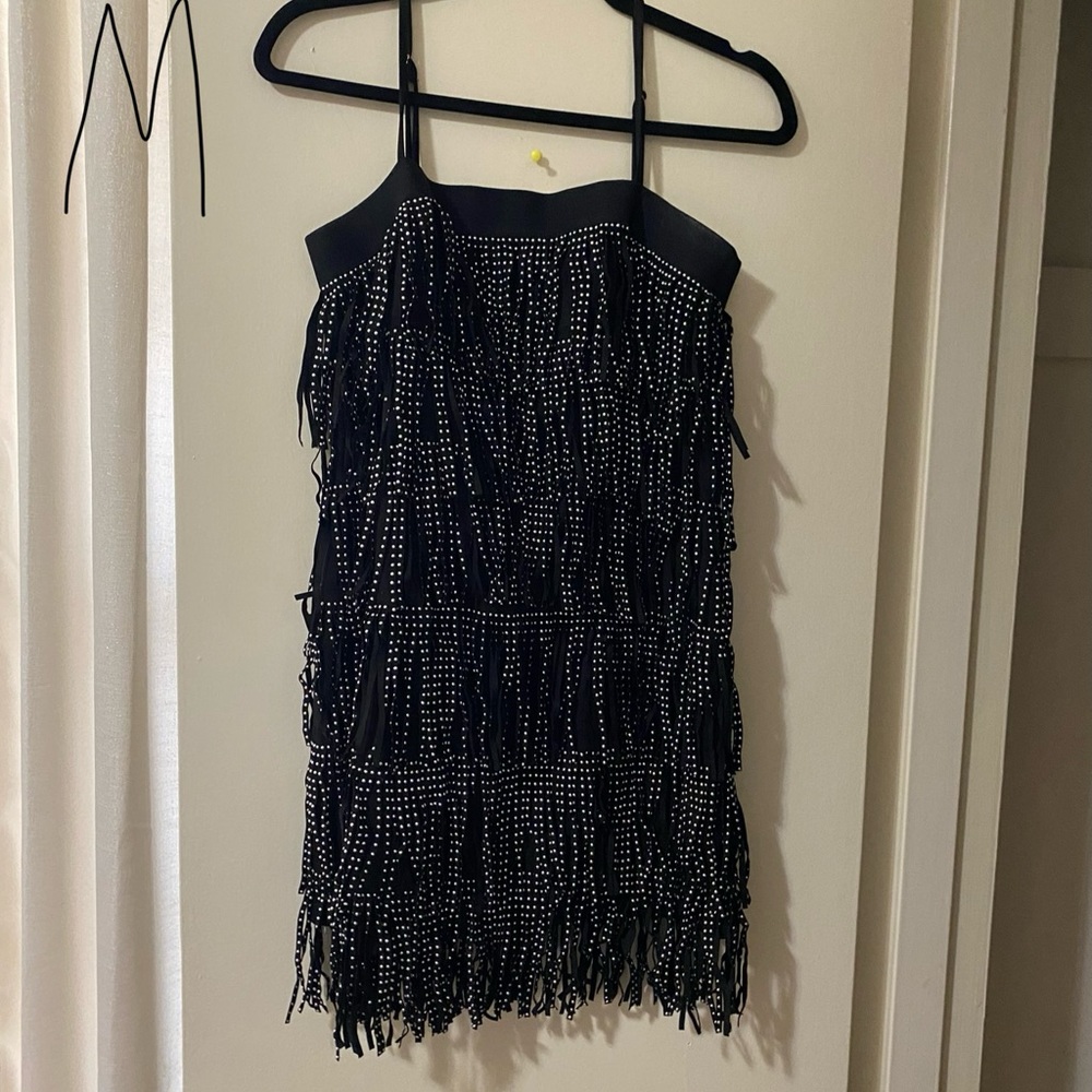 Akira black and silver flapper dress